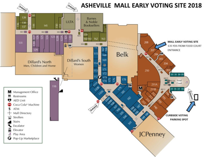 Asheville Mall early voting