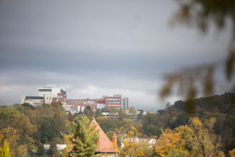 Mission Health Asheville campus skyline
