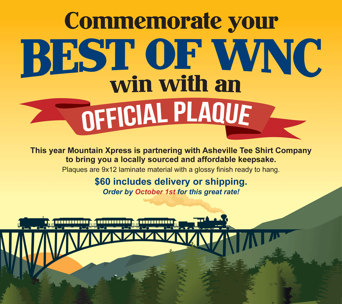 Best Of WNC Award Plaques Mountain Xpress