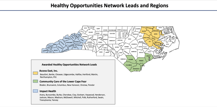 Graphic of Healthy Opportunities Pilot regions