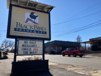 BlackBird Frame and Art sign