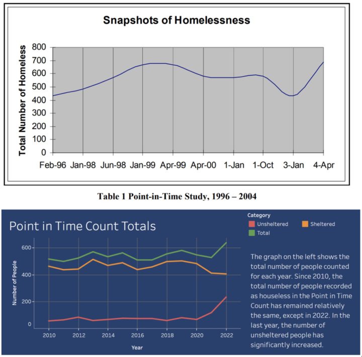 Asheville homelessness graphics