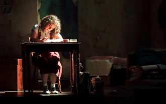 Danielle Carlacci as Anne in The Diary of Anne Frank at Flat Rock Playhouse.  Photo  by Scott Treadway courtesy of the Flat Rock Playhouse