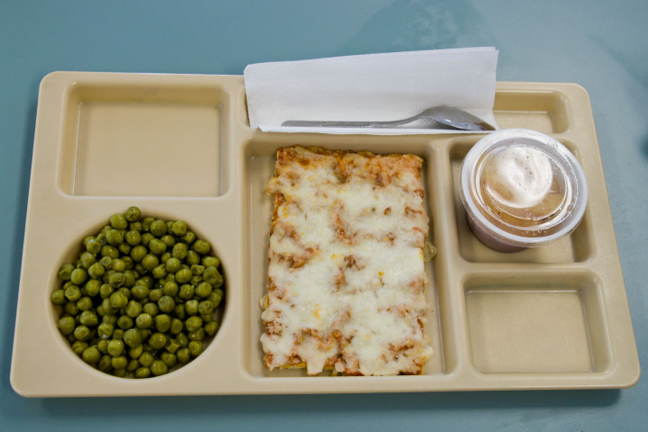 A lunch recently served in the Hall Fletcher Elementary cafeteria. Photo by Cindy Kunst