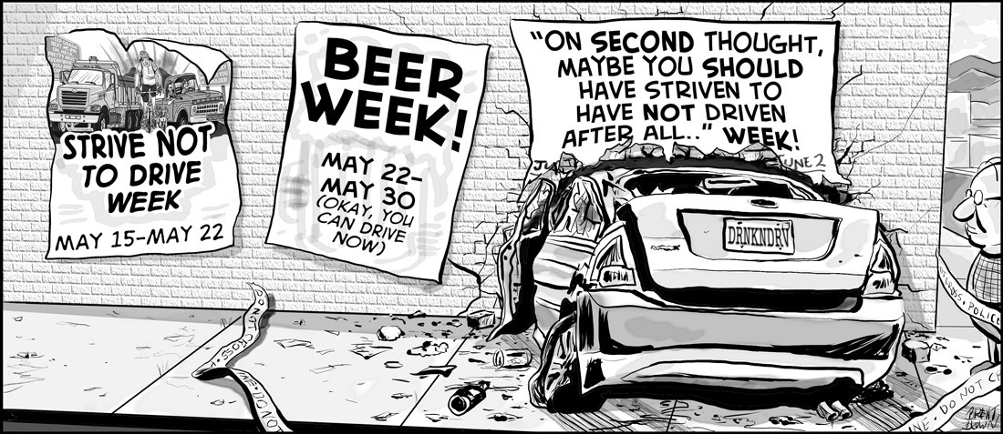 "Rekt Week" cartoon by Brent Brown