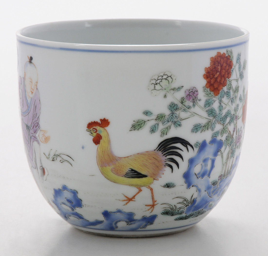 Asheville’s Brunk Auctions sells historic Qianlong Chinese rooster cup