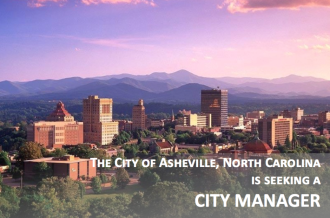 Asheville city manager brochure