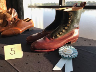 Deborah Robertson's Balmoral button boot, which won an Honorable Mention at Footwear Symposium 2018