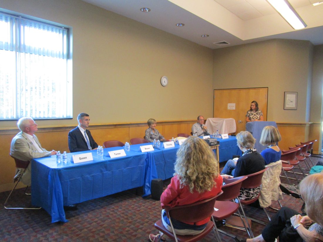 League of Women Voters of Asheville-Buncombe County candidate forum at Leicester Public Library