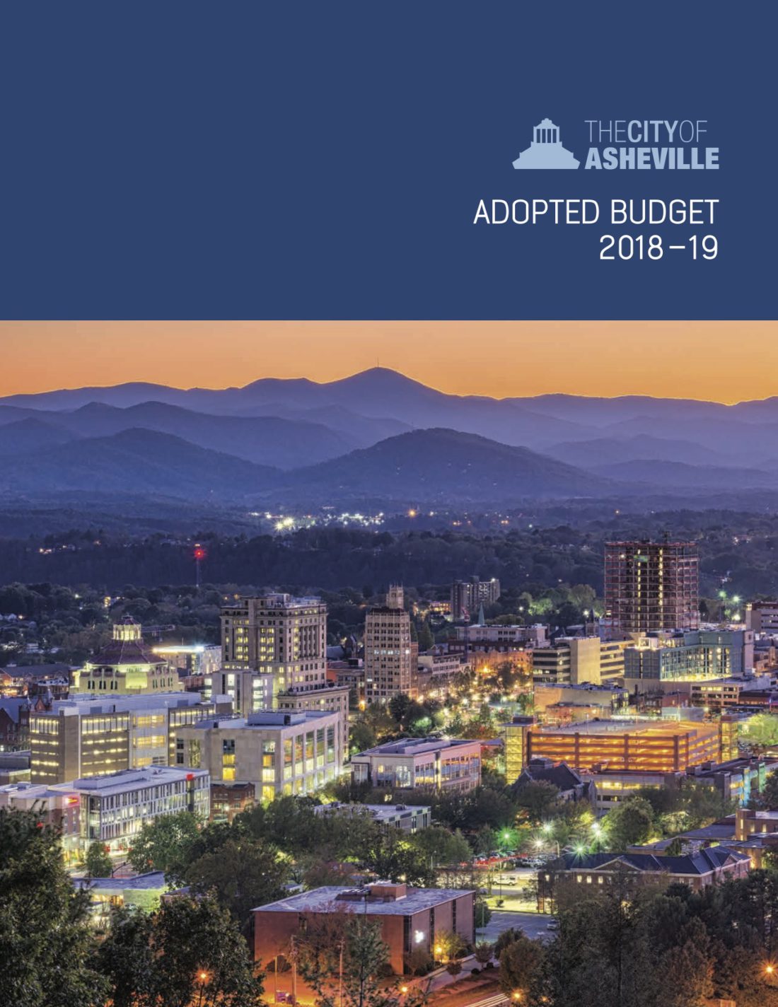 Asheville budget cover