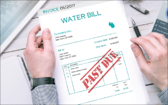 Mock water bill