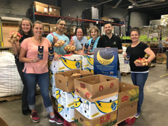 DoubleTree employees at MANNA FoodBank