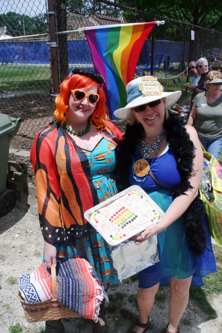 Celebrants at Hendersonville Pride Day