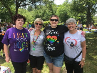 Hendersonville representatives of Free Mom Hugs