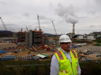 Jason Walls with Duke Energy gas-fired power plant