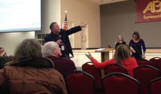 Ed Mussler presents at Asheville coal ash landfill hearing