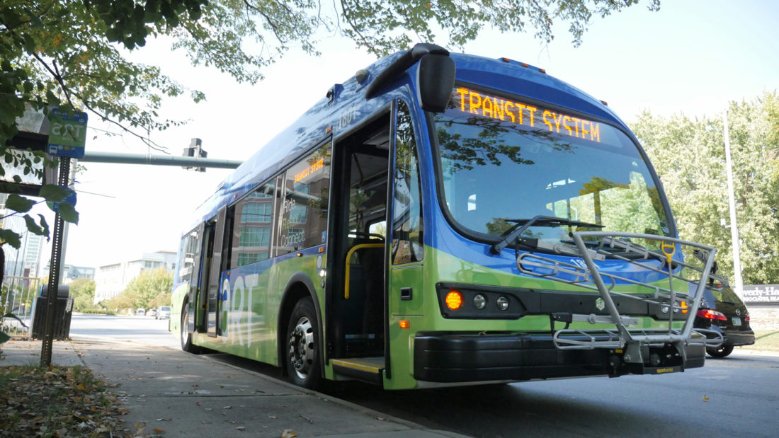 Asheville Rides Transit bus
