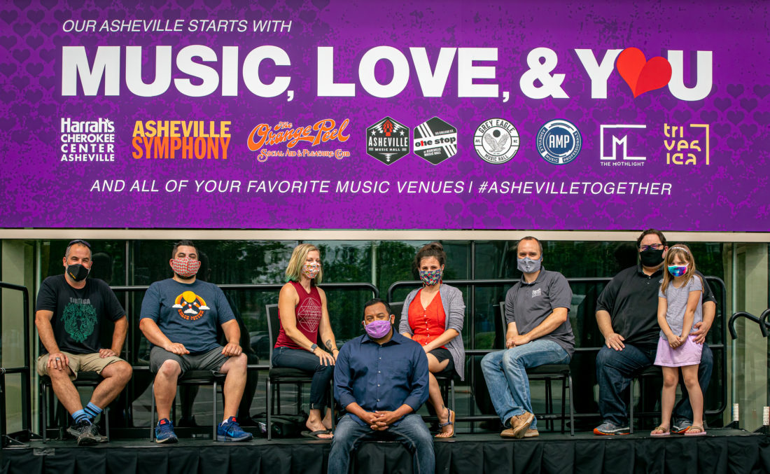 Asheville music venue operators unite for music + community artwork