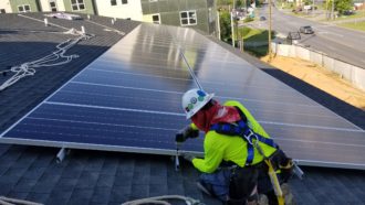 Mountain Housing Opportunities solar panels