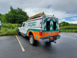 Haywood County Emergency Services vehicle