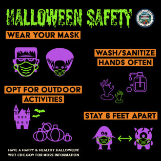 Hendersonville Halloween safety poster