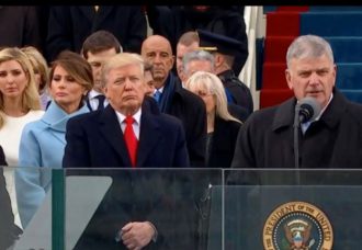 Franklin Graham at President Trump inauguration