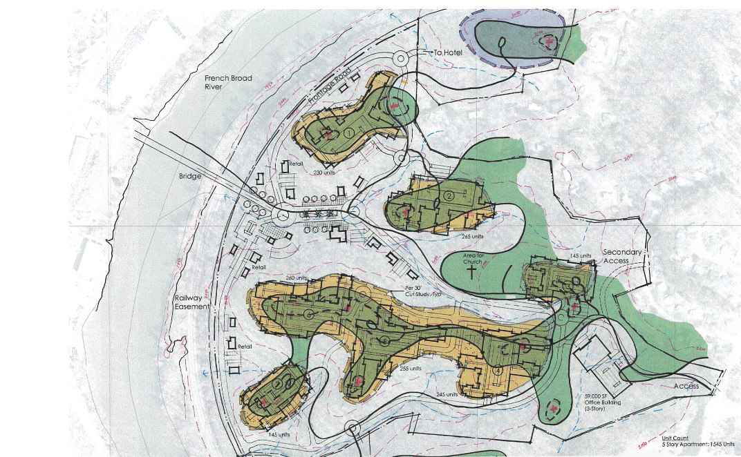 The Bluffs site plan
