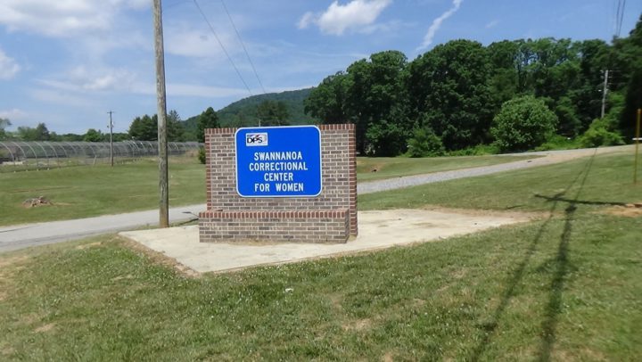 Swannanoa Correctional Center for Women sign