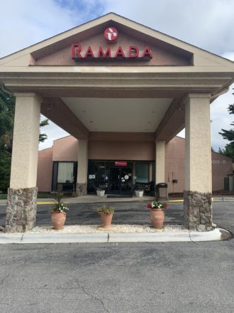 Ramada Inn entrance