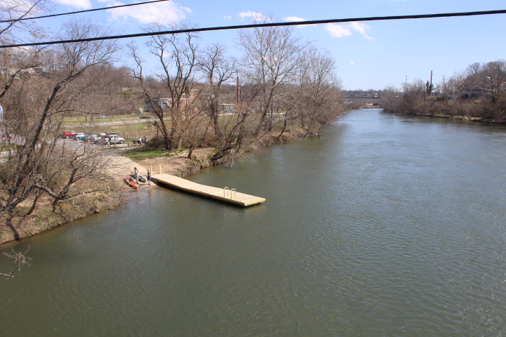 French Broad River in River Arts District