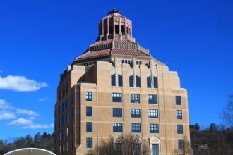 City Hall on blue sky